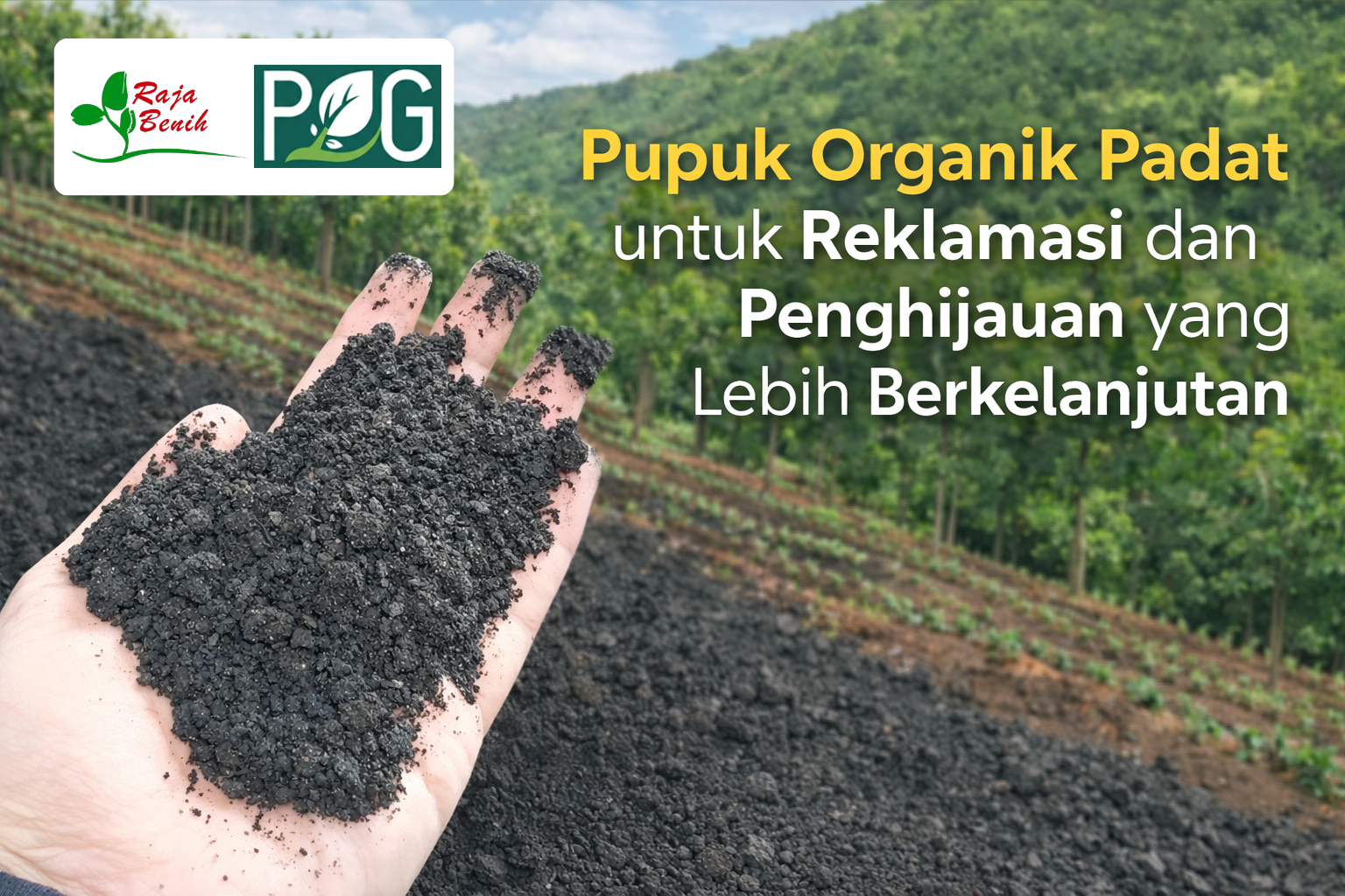 Pupuk Organik Padat untuk Reklamasi dan Penghijauan yang Lebih Berkelanjutan